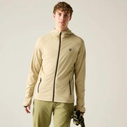 Męska bluza Venture z kapturem i elastyczną warstwą pośrednią. Białe bluzy z kapturem Dare 2B, m, bez wzorów, z materiału, z kapturem. Za 249.99 zł.
