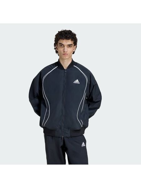 Adidas Kurtka bomber adicolor Teamgeist KC8358 Czarny Loose Fit. Czarne kurtki Adidas, m, bez wzorów, z syntetyku, bez kaptura. Za 356.99 zł.