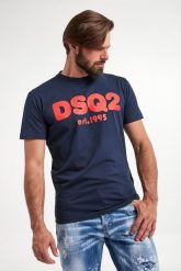 T-shirt męski DSQUARED2. T-shirty Dsquared2, m, bez wzorów, bez kołnierzyka, bez ramiączek. W wyprzedaży za 733.85 zł.