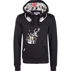 Bluza w kolorze czarnym. Bluzy z kapturem marki Homebase, Tuffskull & Soulstar, m, ze skóry ekologicznej, z kapturem. W wyprzedaży za 182.95 zł.