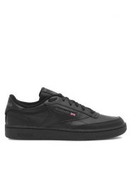Reebok Sneakersy EO-CLUB C85 100000153 Czarny. Czarne buty sportowe casual Reebok, bez wzorów, ze skóry, bez zapięcia. Za 329.99 zł.