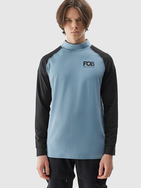 4F Koszulka funkcyjna w kolorze niebieskim rozmiar: XL. Niebieskie t-shirty sportowe 4F, bez wzorów, z materiału, bez ramiączek, outdoorowe. Za 52.05 zł.