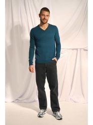 Just Cashmere Kaszmirowy sweter "Tom" w kolorze morskim rozmiar: XL. Niebieskie swetry nierozpinane Just Cashmere, xl, bez wzorów, z kaszmiru, bez kołnierzyka, bez ramiączek. Za 426.99 zł.