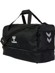 Torba sportowa Hummel Core 2.0. Czarne torby na ramię Hummel, bez wzorów, z materiału, na ramię, z nadrukiem, bez dodatków. Za 166.50 zł.