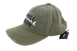 Czapka męska Diesel C-stone One Size baseball, bawełniane logo. Zielone czapki z daszkiem Diesel, na jesień, bez wzorów, z bawełny. Za 285.99 zł.