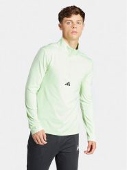 Adidas Bluza techniczna Workout IS3803 Zielony Slim Fit. Zielone bluzy bez kaptura Adidas, m, bez wzorów, z syntetyku, bez kaptura. Za 169.99 zł.