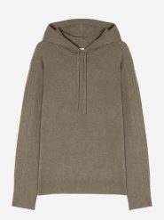 AUTHENTIC CASHMERE Kaszmirowy sweter w kolorze khaki rozmiar: M. Brązowe swetry nierozpinane AUTHENTIC CASHMERE, m, bez wzorów, z kaszmiru, bez kołnierzyka, bez ramiączek. Za 782.99 zł.