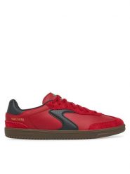 Skechers Sneakersy Hotshot - Roaver 254152/RDBK Czerwony. Czerwone buty sportowe casual Skechers, bez wzorów, ze skóry, bez zapięcia. Za 189.99 zł.