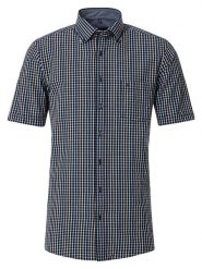 CASAMODA Koszula - Comfort fit - w kolorze granatowym rozmiar: L. Niebieskie koszule CASAMODA, l, bez wzorów, z bawełny, bez kołnierzyka, bez ramiączek. Za 88.43 zł.