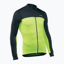 Bluza rowerowa męska Northwave Force 2 Jersey. Czarne bluzy Northwave, m, bez wzorów, z jersey, bez kaptura. Za 199.99 zł.