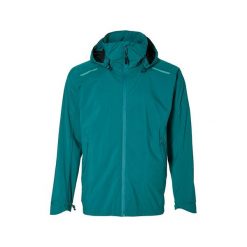 Wodoodporna kurtka Basil skane. Zielone kurtki BASIL, l, bez wzorów, z materiału, z kapturem. Za 489.90 zł.