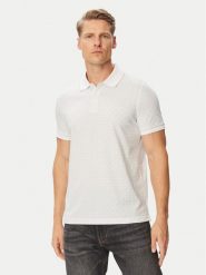 MICHAEL Michael Kors Polo CS650V848T Biały Regular Fit. Białe koszulki polo MICHAEL Michael Kors, l, bez wzorów, z bawełny, bez kołnierzyka, bez ramiączek. Za 439.99 zł.