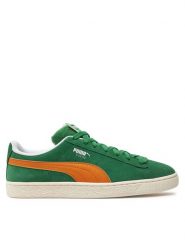 Puma Sneakersy Suede Patch 395388-01 Zielony. Zielone buty sportowe casual Puma, bez wzorów, ze skóry, bez zapięcia. Za 269.99 zł.