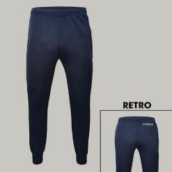 Spodnie sportowe z poliestru MESSICO oversize. Niebieskie buty do biegania Legea, bez wzorów, z bawełny. W wyprzedaży za 108.00 zł.