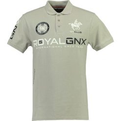 Koszulka polo "Kolmar" w kolorze szarym. Koszulki polo marki Geographical Norway, z nadrukiem, z bawełny, polo, z krótkim rękawem. W wyprzedaży za 117.95 zł.