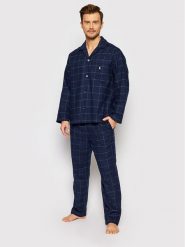 Polo Ralph Lauren Piżama 714754038003 Granatowy. Niebieskie piżamy Polo Ralph Lauren, m, bez wzorów, z bawełny, bez ramiączek. Za 779.99 zł.