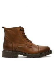 Jack&Jones Trzewiki Tremor 12258045 Brązowy. Brązowe botki sznurowane Jack&Jones, bez wzorów, ze skóry, bez obcasa, bez zapięcia. Za 449.99 zł.