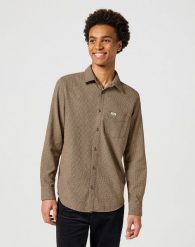 WRANGLER MĘSKA KOSZULA 1 PKT FLANNEL SHIRT Gingerbread 112357219 W564014345. Koszule Wrangler, m, bez wzorów, bez kołnierzyka, bez ramiączek. Za 199.99 zł.