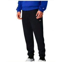 Długie Spodnie Dresowe Champion Cuff L. Czarne spodnie treningowe długie Champion, l, bez wzorów, z dresówki. Za 247.90 zł.