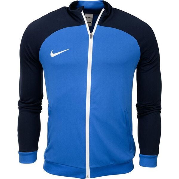Bluza treningowa męska Nike NK Dri-FIT Academy Pro Trk JKT K. Niebieskie bluzy Nike, m, bez wzorów, bez kaptura. Za 177.00 zł.
