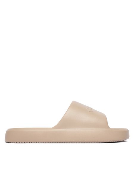 Guess Klapki F6GZ04 BB00F Beżowy. Brązowe klapki Guess, z syntetyku. Za 152.99 zł.