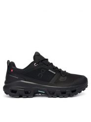 On Trekkingi Cloudrock Low Wp 3MF10251043 Czarny. Czarne buty trekkingowe On, bez wzorów, z materiału, bez zapięcia. Za 769.99 zł.