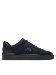 Baldinini Sneakersy U5B801T1CAMO1500 Granatowy. Niebieskie buty sportowe casual Baldinini, bez wzorów, ze skóry, bez zapięcia. Za 1,199.00 zł.
