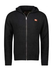 Canadian Peak Kardigan w kolorze czarnym rozmiar: S. Czarne swetry rozpinane Canadian Peak, s, bez wzorów, ze splotem, bez kołnierzyka, bez ramiączek. Za 109.00 zł.