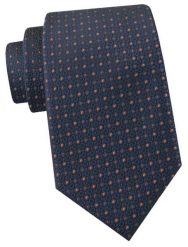 Krawat Męski - Angelo di Monti - Granatowy w Groszek. Niebieskie krawaty i muchy Angelo di Monti, bez wzorów, z tkaniny. Za 45.00 zł.