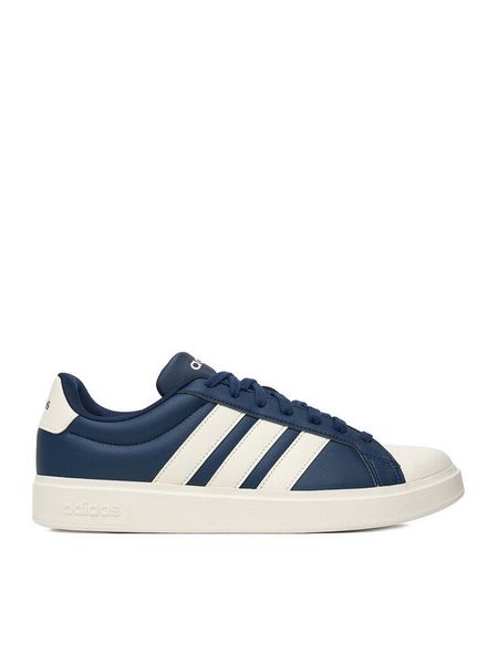 Adidas Sneakersy WB-STREETTALK KJ4825 Granatowy. Niebieskie buty sportowe casual Adidas, bez wzorów, ze skóry, bez zapięcia. Za 279.99 zł.