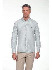 The Time of Bocha Koszula - Regular fit - w kolorze turkusowym rozmiar: L. Niebieskie koszule The Time of Bocha, l, bez wzorów, z bawełny, bez kołnierzyka, bez ramiączek. Za 152.99 zł.