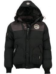 Geographical Norway Kurtka zimowa "Volva" w kolorze czarnym rozmiar: L. Czarne kurtki Geographical Norway, na zimę, l, bez wzorów, bez kaptura. Za 260.96 zł.
