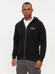 Jack&Jones Bluza Forest 12249238 Czarny Standard Fit. Czarne bluzy Jack&Jones, m, bez wzorów, z syntetyku, bez kaptura. Za 119.99 zł.