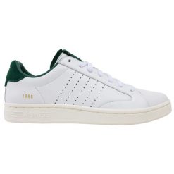 Sneakersy męskie K-swiss LOZAN KLUB LTH COURT STYLE białe (07263-130-M). Białe buty sportowe casual K-SWISS, bez wzorów, bez zapięcia. Za 229.00 zł.
