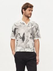 Jack&Jones Polo Guru 12250733 Biały Standard Fit. Białe koszulki polo Jack&Jones, m, bez wzorów, z bawełny, bez kołnierzyka, bez ramiączek. Za 79.99 zł.