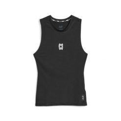 Męski top bez rękawów do koszykówki Hoops Team PUMA Black. Czarne bezrękawniki Puma, m, bez wzorów, bez kołnierzyka, bez ramiączek. Za 159.00 zł.