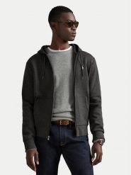 Polo Ralph Lauren Bluza 710881517093 Szary ciemny Regular Fit. Szare bluzy Polo Ralph Lauren, m, bez wzorów, z bawełny, bez kaptura. Za 859.99 zł.