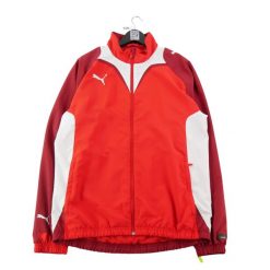 Second life - Kurtka dresowa męska czerwona - Jak nowy. Czerwone kurtki Puma, m, bez wzorów, z dresówki, bez kaptura. Za 146.96 zł.