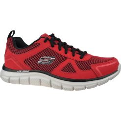 Buty treningowe męskie, Skechers Track-Bucolo. Czarne buty treningowe Skechers, bez wzorów, z materiału, trekkingowe. Za 258.05 zł.