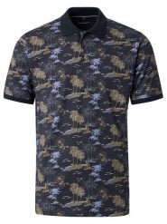 CASAMODA Koszulka polo w kolorze granatowym rozmiar: XL. Niebieskie koszulki polo CASAMODA, xl, bez wzorów, z bawełny, bez kołnierzyka, bez ramiączek. Za 106.13 zł.