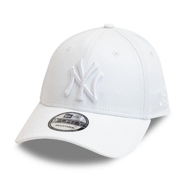 Czapka z daszkiem New Era MLB New York Yankees. Białe czapki z daszkiem New Era, bez wzorów, z bawełny. Za 126.50 zł.