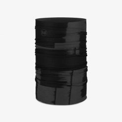 Chusta wielofunkcyjna Buff Coolnet UV+. Czarne szaliki Buff, bez wzorów, z elastanu. Za 99.90 zł.