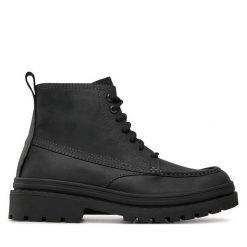 Trapery BOSS. Czarne trapery Boss, bez zapięcia. Za 1,199.00 zł.