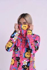 Komin Trippy Hippy. Brązowe szaliki OOSC, bez wzorów, z elastanu. Za 98.99 zł.