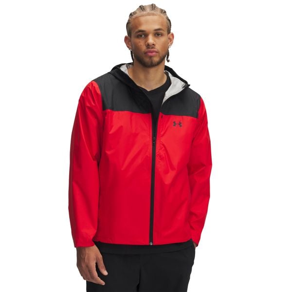 Bluza z kapturem i zamkiem błyskawicznym Under Armour Stormproof Cloudstrike. Czarne bluzy z kapturem Under Armour, m, bez wzorów, z softshellu, z kapturem. Za 510.00 zł.
