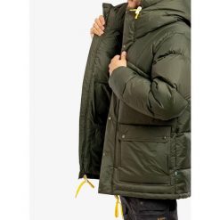 Kurtka puchowa męska Fjallraven Expedition Down Lite Jacket. Zielone kurtki Fjällräven, m, bez wzorów, z puchu, bez kaptura. W wyprzedaży za 2,522.75 zł.