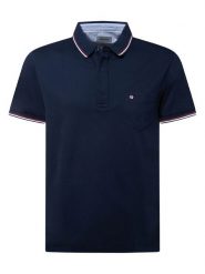 Pierre Cardin Koszulka polo w kolorze granatowym rozmiar: L. Niebieskie koszulki polo Pierre Cardin, l, bez wzorów, z bawełny, bez kołnierzyka, bez ramiączek. Za 181.33 zł.