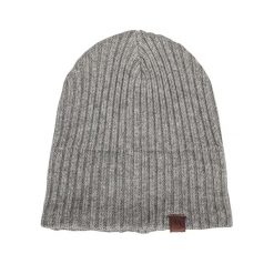 Wełniana czapka Back on Track Kai. Szare czapki zimowe BACK ON TRACK, bez wzorów, z wełny. Za 226.00 zł.