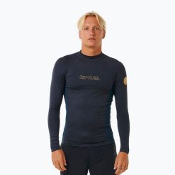 Longsleeve do pływania męski Rip Curl Dawn Patrol UPF Performance. Niebieskie odzież kąpielowa RIPCURL, m, bez wzorów. Za 139.99 zł.