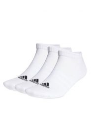 Adidas Skarpety stopki unisex Cushioned Low-Cut Socks 3 Pairs HT3434 Biały. Białe skarpety Adidas, bez wzorów, z bawełny. Za 39.99 zł.